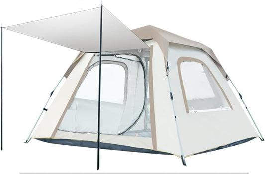 4/5/6person Outdoor Camping Tent, Large D-Door Automatic Tent, Easy to Set up Tent, Waterproof, Spacious, Lightweight and Portable Tent, Suitable for Outdoor Hiking Trips