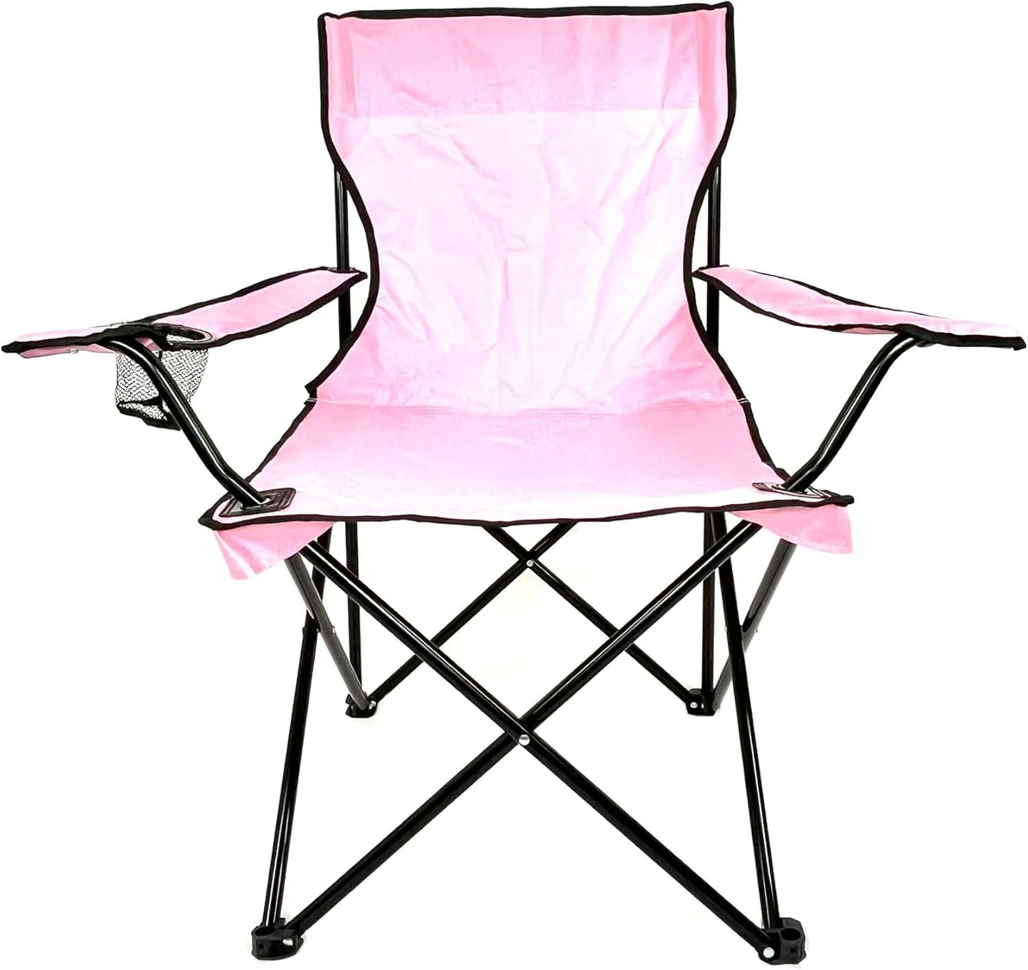 Folding Portable Outdoor Camping Chair[Large] (Pink)