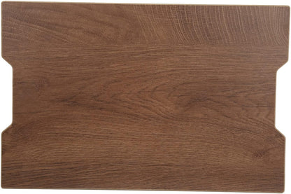 Portable 30L Outdoor Folding Storage Box with Wooden Cover, Multifunction Storage Box for Outdoor Supplies (White)