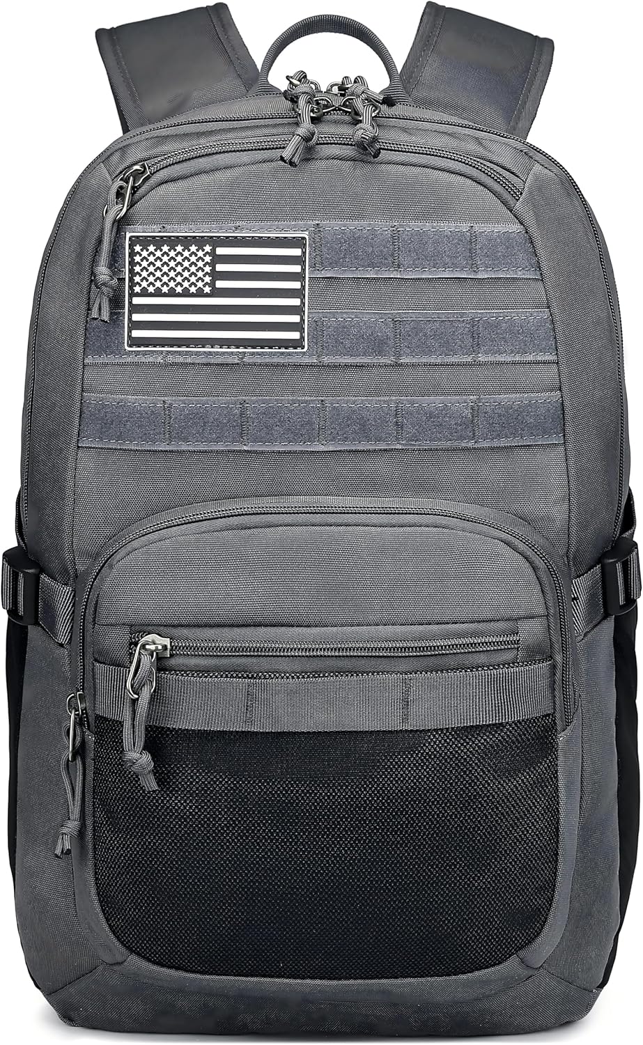 Military Tactical Backpack for Men Army 3 Days Assault Pack Bag with  System for Outdoor Adventures (grey, 25L)